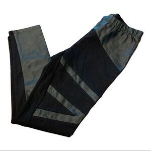 Venus Faux Leather & Spandex Leggings Black 10